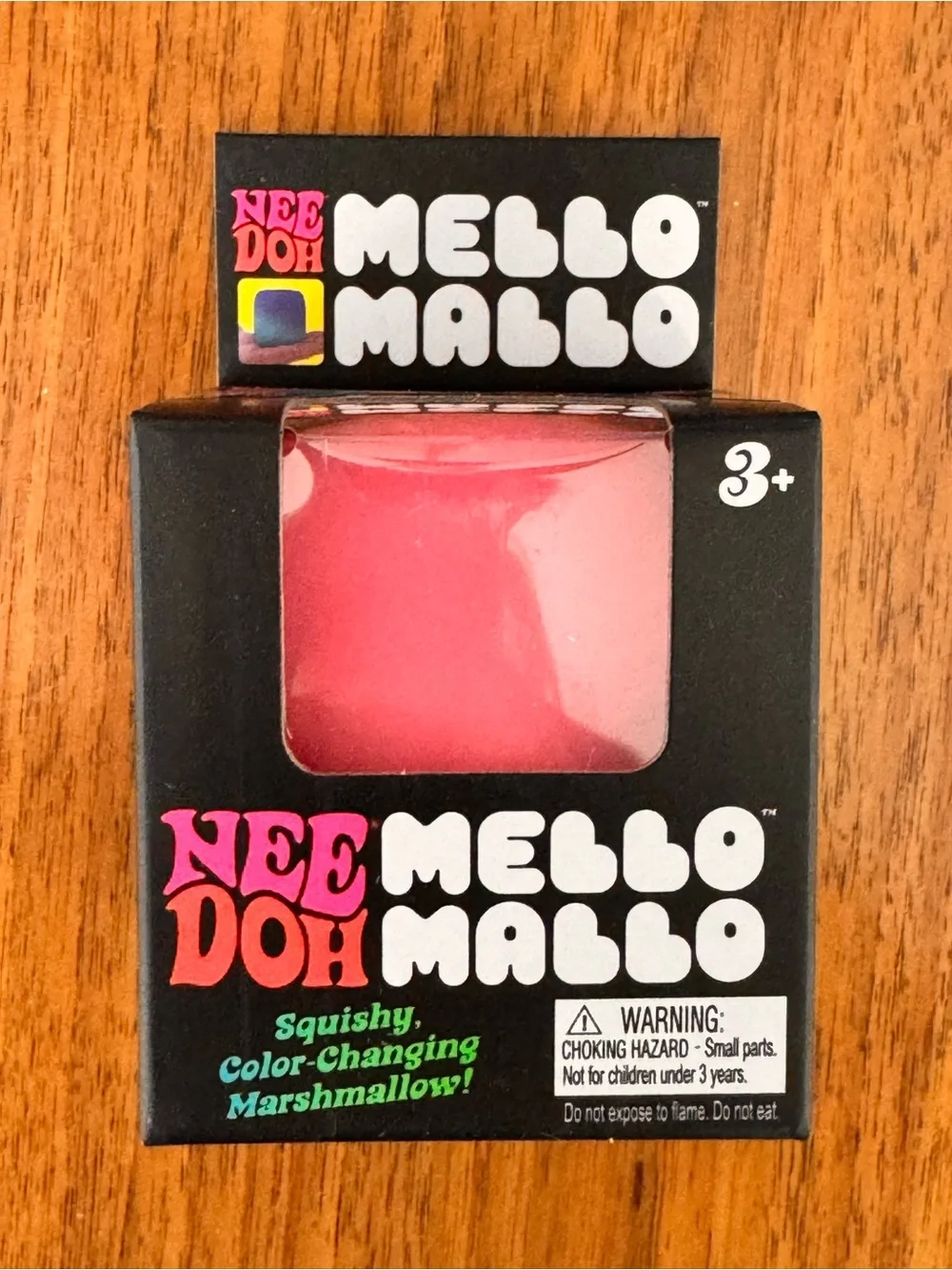 🩷 NeeDoh Mello Mallo Pink Color-Changing Squishy – New In Box